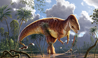 A palaeoart reconstruction of Megalosaurus bucklandii, the first dinosaur ever to be described by scientists. 