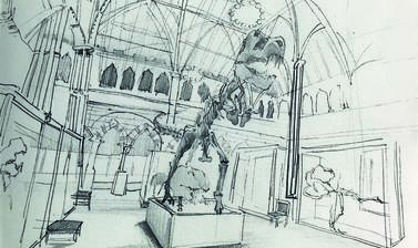 tyrannosaurus rex by cornelia chen highly commended