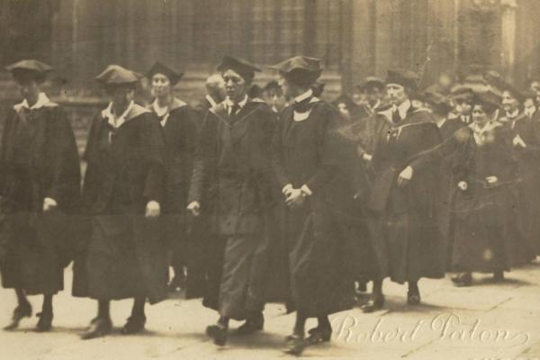 Degree students in 1920 - H Deneke memoir